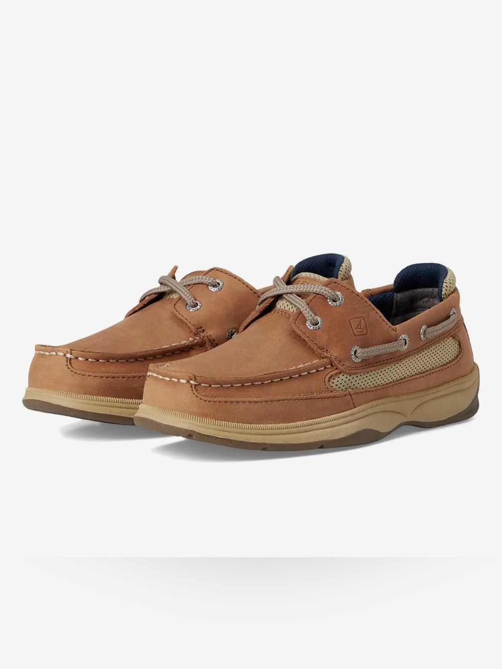 Sperry Boy’s Big Kid Lanyard Top Sider Boat Deck Shoes size 4.5